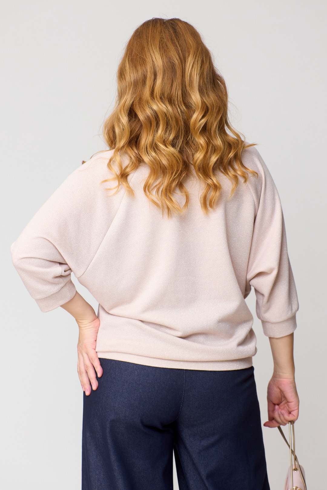 Джемпер Мишель Шик 782 пудра - фото 6